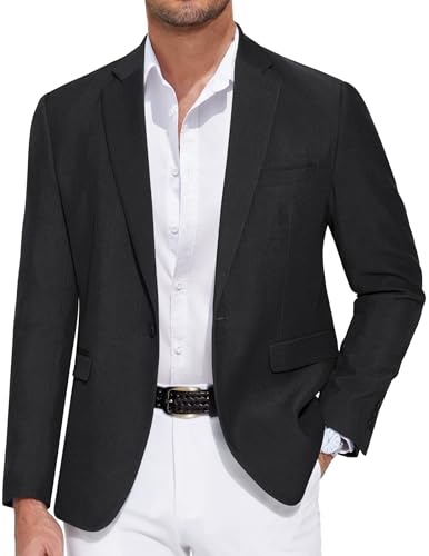COOFANDY Men’s One Button Sport Coat Blazer Lightweight Casual Formal