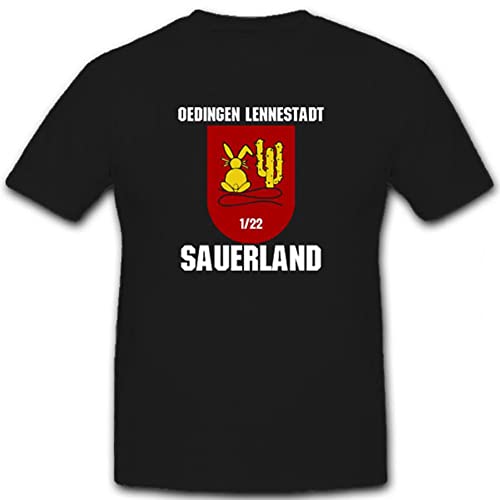 T-shirt FlaRakBtl #12735 Sauerland-Oeding noir manches courtes taille 3XL