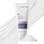 Nosca9 Deep Pore Cleansing Foam for Sensitive Skin | Korean Skincare Face Wash with 17 Amino Acids, White Clay & Patented Pore-Shrinking Ingredient | Deep Cleansing & Moisturizing (5.07 fl. oz)