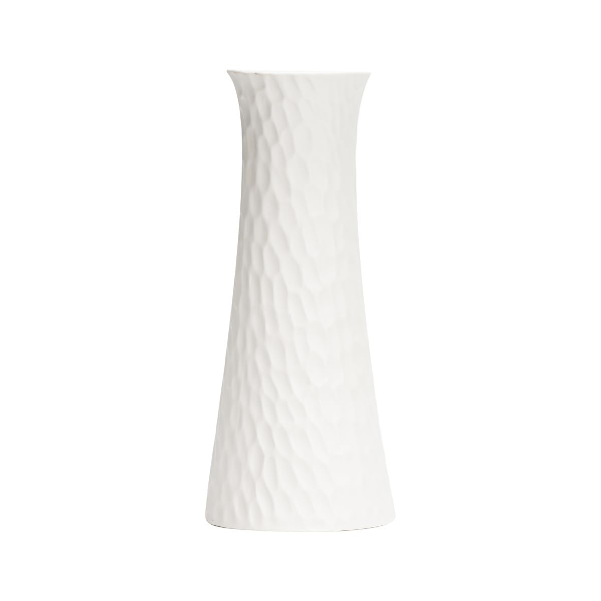 GFHTRELY Vase White Scale Pattern Ceramic Vase Desktop Flower Arrangement European Style Decorative Ornaments Flower Vases(S)