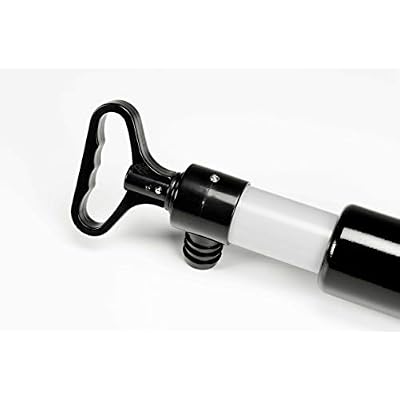 Pelican Boats - Paddlers Bilge Floating Hand Pump PS1374-2 - Kayak/Canoe/Boat Water Hose Evacuation, Black/Grey