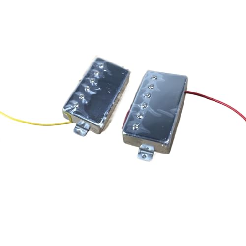 Coque en laiton ouverte pour micro de guitare électrique finition chromée
