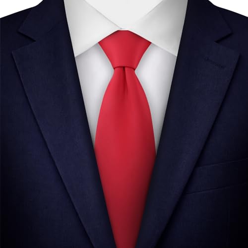 Image of Jacob Alexander Men's Extra Long Solid Color Tie