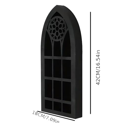 Étagère murale flottante vintage noire au design unique
