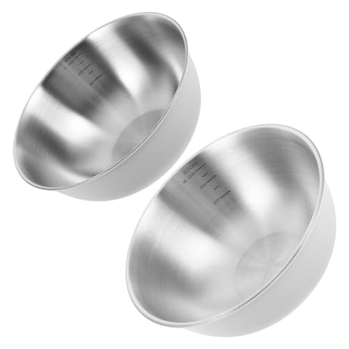 Juego de 2 Tazones de Acero Inoxidable 304 para Cocina 22 cm miniatura 1