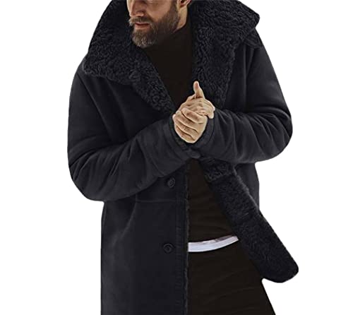 Veste en polaire épaisse homme YIOLEAMP chaude veste d'hiver