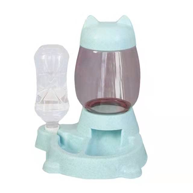 Distributeur d'eau pour animaux de compagnie et mangeoire automatique chats longue durée