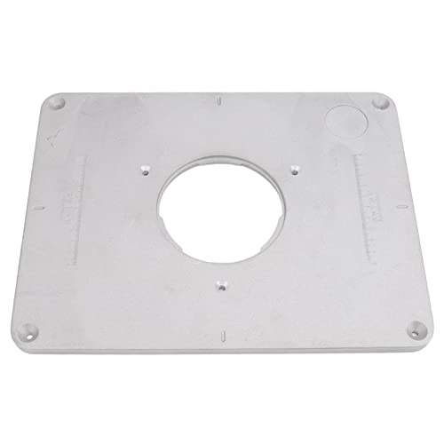 Placa de Inserción de Mesa de Enrutador, Plantillas de Mesa de Enrutador de 4‑21/32 Pulgadas, Fácil de Instalar, para Banco de Carpintería, para Porter Cable 690/890 Dewalt 618-3 Bosch1617