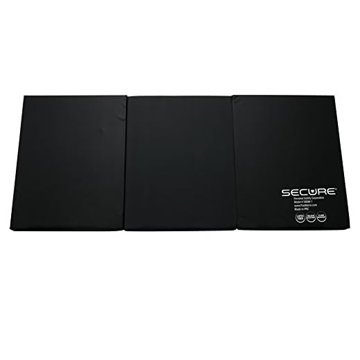 Secure SBSM-1 Bedside Floor Safety Mat for Fall Injury Prevention, 68" x 30" x 2" - Slip Resistant, EZ Clean, Flame Retardant Cover Material