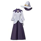Ynscos Azura Cosplay Costume Dress The Good Witch Costume Uniform Dress Outfit with Hat for Women Adult (XL, Male)