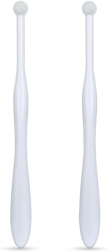 MiOYOOW 2 cepillos de dientes para perros, cepillos de dientes para mascotas con cerdas ultra suaves para dientes y encías sensibles de mascotas,