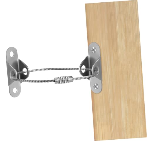 HAPINARY Child Safety Furniture Wall Anchor Set 6 Pieces Anti Tip Straps Secure Furniture to The Wall Baby Proofing Sturdy Steel Wire Construction