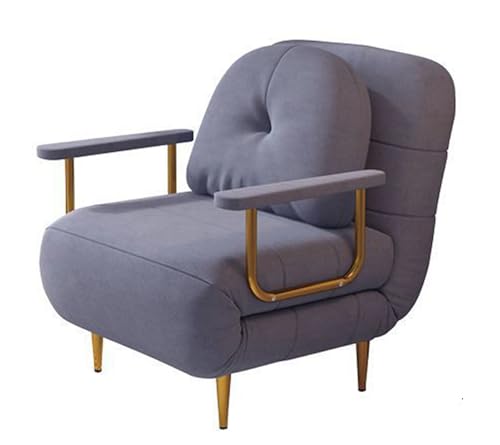 Modern 2-in-1 Convertible Sofa Bed - Foldable Portable Armchair with Pillow for Living Room & Bedroom - Stylish Lounge Couch Sleeper Chair