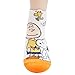 socksense The Peanuts Snoopy Women and teen girls Cartoon Character Series Licensed Socks (Cotton Blend, Day_5pairs)