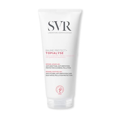 SVR TOPIALYSE Baume Protect+ Intensive Face & Body Moisturising Balm for Very Dry, Sensitive, Eczema-Prone Skin. 48hr Anti-Itch Relief & Skin Barrier Support, All Ages