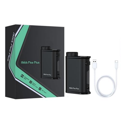 For Eleaf iStick Pico Plus Mod Box Vape 75 W | Mode VW/TC | USB-C 5 V/2 A Charge rapide Batterie 18650 [Batterie exclue] Compatible avec le Atomiseur Melo 4S...