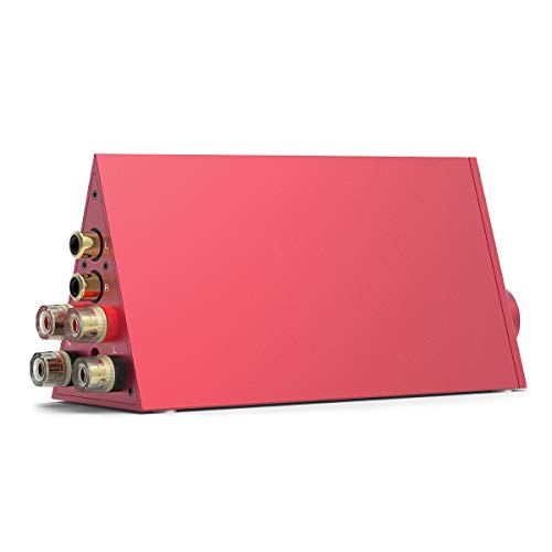 LOXJIE A10 Desktop Stereo Power Amplifier Digital Class-D High-Power Audiophile Level Amp Chip TPA3116 (Red)