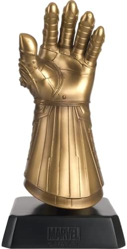 Hero Collector Eaglemoss - Marvel - Thanos' Infinity Gauntlet, Short Tripod Gold, 8 inches - Image 5