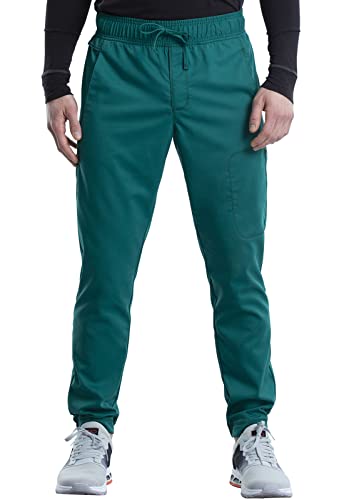 Cherokee Joggers for Men Modern Fit Scrub Pant with Drawstring Waistband, 5 Pockets, Soft 2-Way Stretch Fabric - WW012