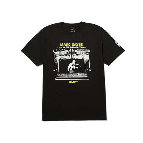 T-shirt épais HUF Tahoe pour homme avec manches courtes amples et imprimé graphique