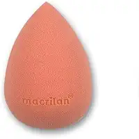 Esponja Ep09 Gota Para Maquiagem Macrilan - Salmao, Macrilan - Sem Latex
