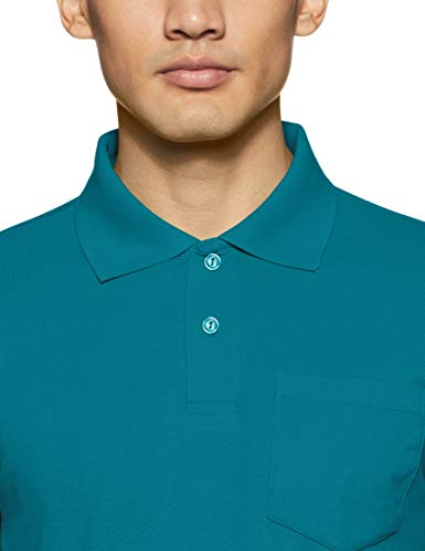 Image of Rupa Bumchums Men Super Combed Cotton Solid Half Sleeve Club Collar Polo Regular Fit T-Shirt with Chest Pocket