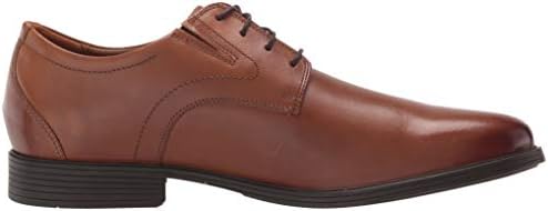 Clarks Men's Whiddon Plain Oxford, Dark Tan Leather, 10.5 | Image 5