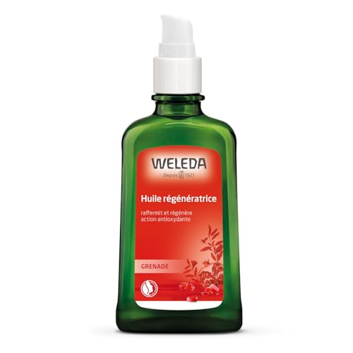 WELEDA - Huile régénératrice à la Grenade - Raffermit et régénère - Soin corporel antioxydant, retarde les manifestations du vieillissement - NATRUE* - Vegan*** -...
