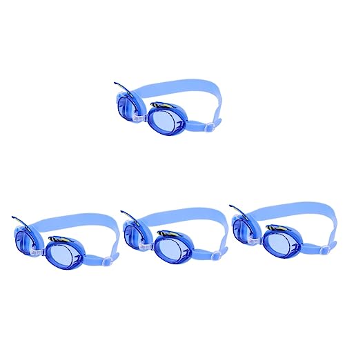 Masque de natation anti-buée pour enfants BESPORTBLE lot de 4 étanches avec thème abeille d'Hawaï