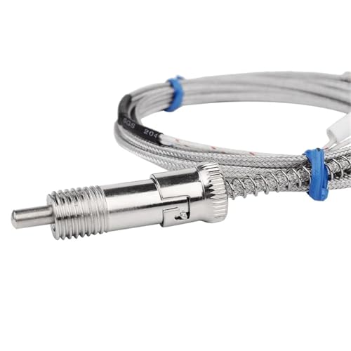 Termopar tipo K de bayoneta para regular la temperatura en moldes e inyectoras con cable de 2m 4