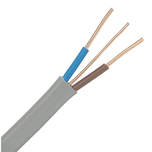 Aerials, Satellites and Cables Ltd 50m 1.5mm Twin and Earth Electrical Cable for Wiring Light switches and sockets