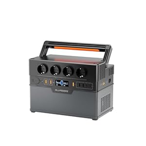 ALLPOWERS S1500 PLUS Tragbare Powerstation, 1092Wh Akku, 1500W AC/100W USB-C Ausgang, 1,5 Stunden Schnellladung Generatoren, Solargenerator für Outdoor-Camping, netzunabhängiges Wohnmobil, Notfall