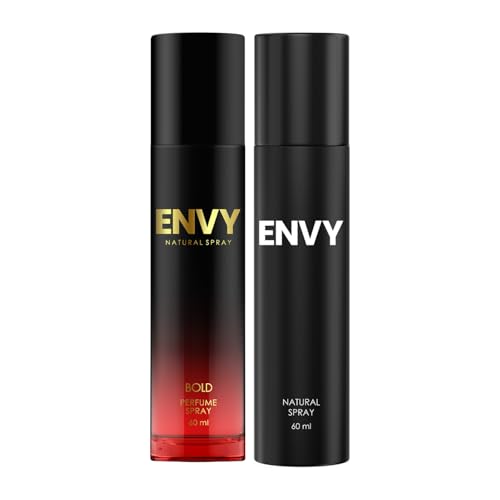 Image of ENVY Bold & Natural Spray Men Perfume - 60ML Each, Pack of 2 | Long Lasting Perfume For Men