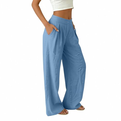 Pantalon large style athleisure décontracté pour sorties d'été - 7