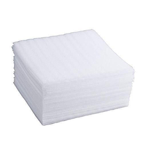 Fogli in Poliuretano Espanso Schiuma 50 Pz, 30x30x0.2 cm per Imballaggio Spedizioni Trasloco Oggetti Fragili