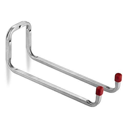 OrgaTech 2 x Doppelhaken 120 x 325 mm Gerätehalter Montagehaken Allzweckhaken