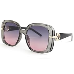 (Transparent Gray Frame /Gray Pink Lens M7)