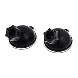 LckCryspho 2個 カー用ミニ吸盤ホルダー ドライブレコーダー対応 – ダッシュボードに設置可能 視界を遮らない薄型ブラケット 多角度調整で簡単取り付け