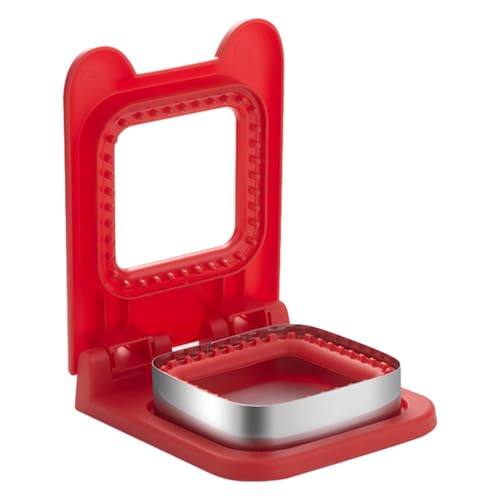 Cortadores de sándwiches para almuerzo de niños, desoxidador de sándwich de pan, molde cuadrado de prensa de sándwich, cortadores en forma de sándwich, accesorios de caja plegable para galletas