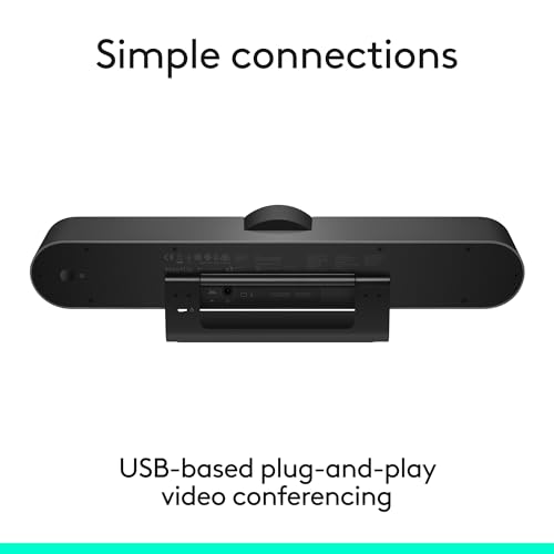 Logitech MeetUp Video Conferencing System 4K 3 Microphones - Black - image 8