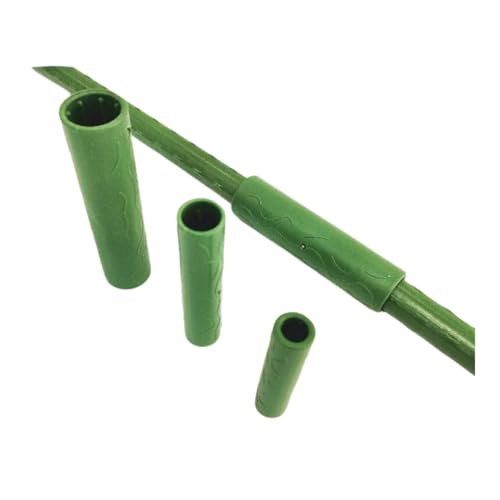 EINEY 支柱 ジョイント 連結 つるの支え 支柱スタンド 連結 固定 接続 観葉植物 園芸 菜園 20個セット (グリーン20mm)