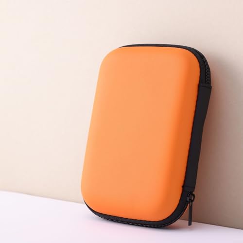 Solaughguy Étui de rangement pour disque dur externe en EVA, fermeture éclair, housse en polyuréthane imperméable, intérieur rembourré en maille,...