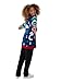 Blizzard Bay Big Boys' Ugly Christmas Crewneck Sweater, Snowboard Santa-Blue, X-Large