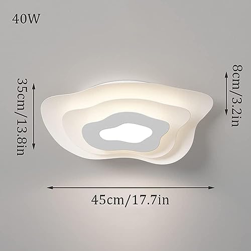 Lustre 45cm à design asymétrique doté de 3 températures de couleur
