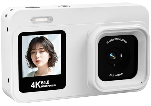 Amazon.co.jp: Fesaymi デジタルカメラ 4K 6400万画素 デジカメ 32GB
