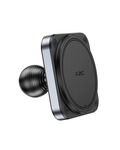 Heavy Duty Magnetic Phone Holder Base with 1 Ball for MagSafe iPhone 17-12 Series Compatible with RAM mounts and Other B Size Ball Double Socket Arm
