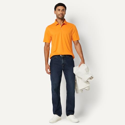 Image of Amazon Essentials Men's Regular-Fit Quick-Dry Short-Sleeve Golf Polo Shirt