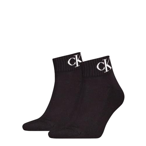 Lot de 2 paires de chaussettes Calvin Klein coton mélangé noires