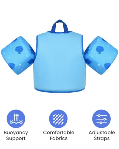 Image of Gogokids Puddle Float Jumper 33-66 Pounds, Toddler Swim Vest Kids Floaties