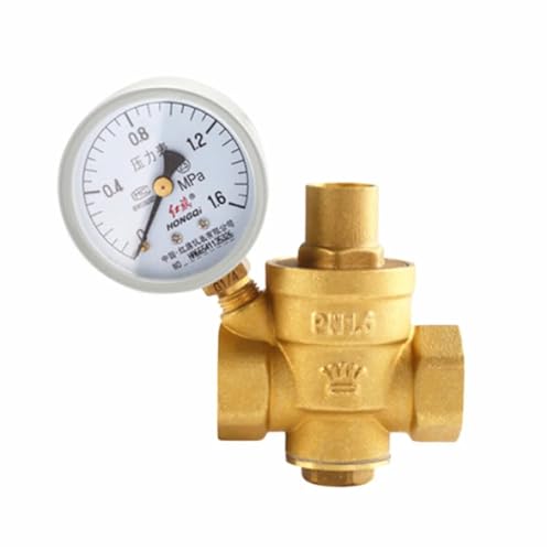 Réducteur de pression DN25 avec manomètre pour stabiliser le débit d'eau - 2